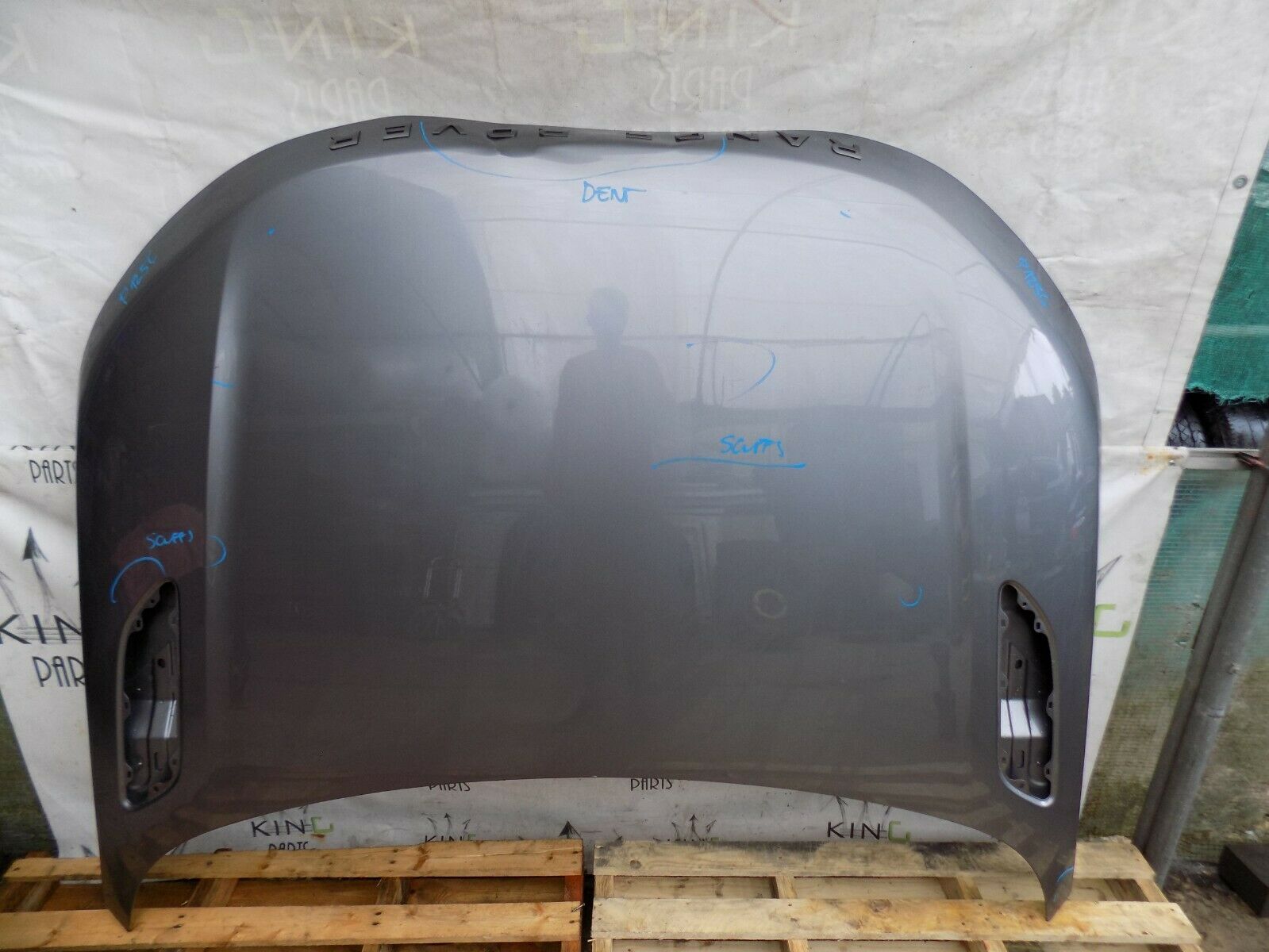 LAND ROVER RANGE ROVER VELAR L560 2017-ON BONNET HOOD IN GREY GENUINE