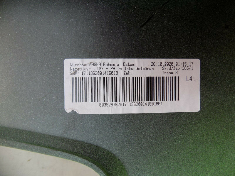 MAN TGX EURO 6 2020+RIGHT BUMPER CORNER HEADLIGHT SURROUND GREEN 81416106750