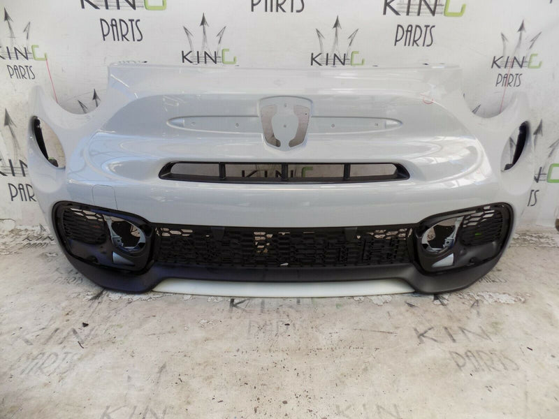 FIAT 500 ABARTH 595 2016-UP FCL FRONT BUMPER GREY+GRILL OEM 735633044