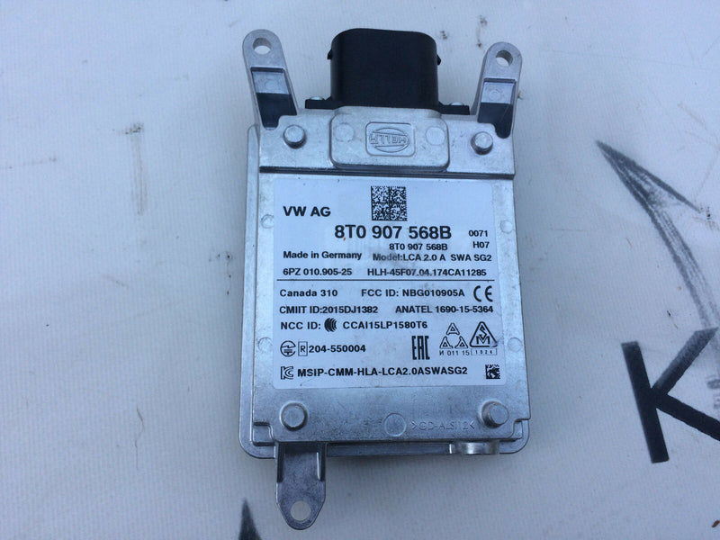 PORSCHE MACAN 2014-2017 REAR RIGHT LANE CHANGE ASSISTANT CONTROL UNIT 8T0907568B
