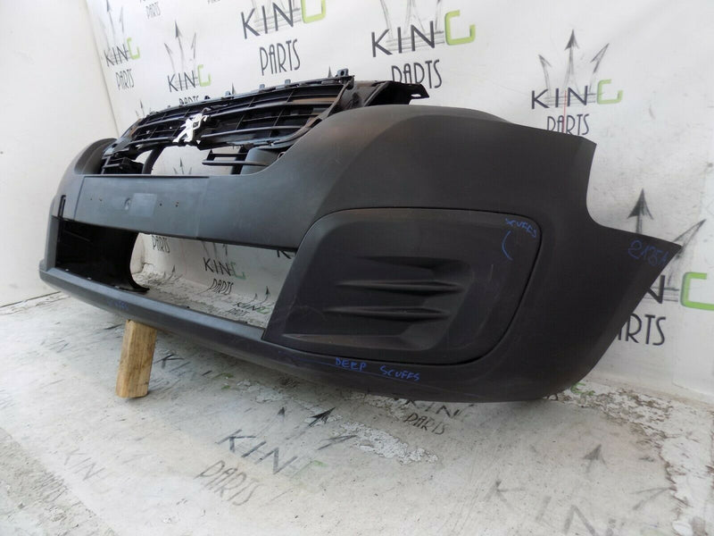 PEUGEOT PARTNER TEPEE FCL 15-17 BLACK FRONT BUMPER WITH GRILL 9810923377