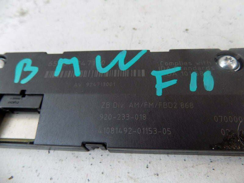 BMW 5 SERIES (F10, F11) 2011 AERIAL ANTENNA AMPLIFIER 9247130 AGR4602