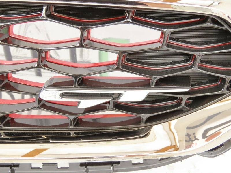 KIA CEED GT LINE 2019-ON FRONT BUMPER RADIATOR GRILL BLACK RED GLOSS *NEW*