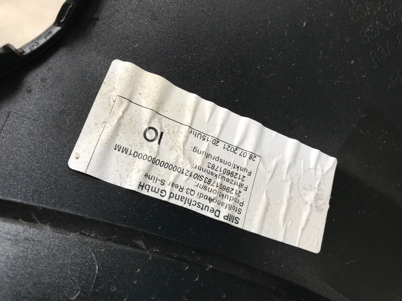 AUDI Q3 FY S-LINE 2018-ON REAR BUMPER PDC GENUINE 83A807521