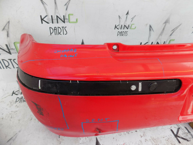 VW POLO MK3 6N 6N2 FACELIFT 1999-2002 RED REAR BUMPER GENUINE 6N0807421L
