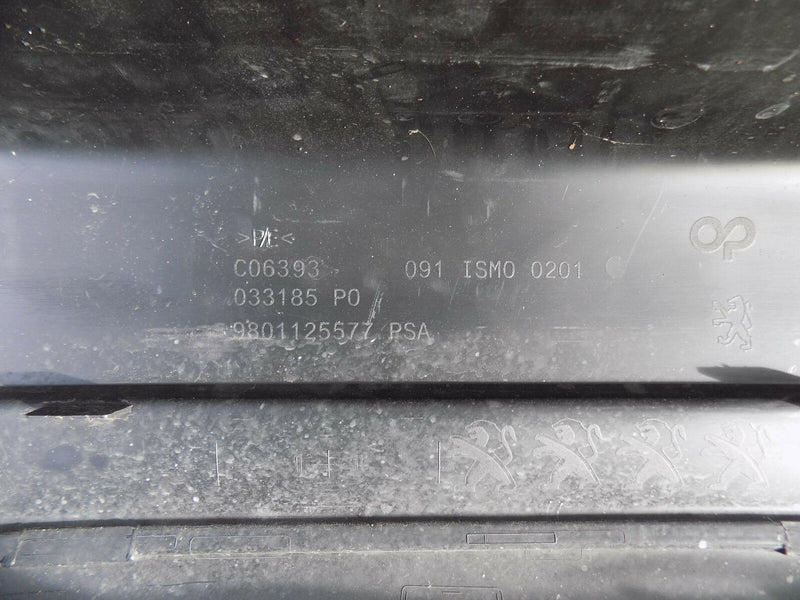 PEUGEOT 2008  2013 2014 2015 2016 BLACK REAR BUMPER GENUINE OEM 9801125577