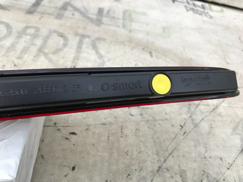 SMART FORTWO W453 C453 LCI 2014-22 REAR LIGHT STOP LED THIRD BRAKE A4539063600