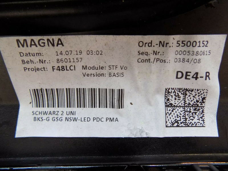 BMW X1 F48 LCI 2019-ON FACELIFT FRONT BUMPER GRILLE 6 PDC GENUINE 7954205