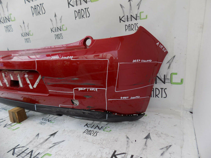 CITROEN C3 MK2 FACELIFT 2013-2016 RED REAR BUMPER GENUINE 9683977070