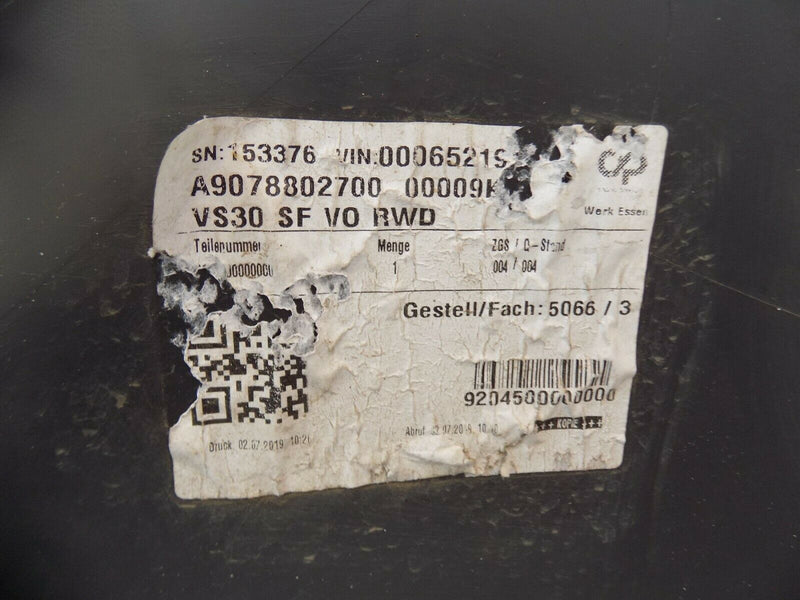 MERCEDES SPRINTER A910 2018-ON FRONT BUMPER PATTERN GREY A9108850000