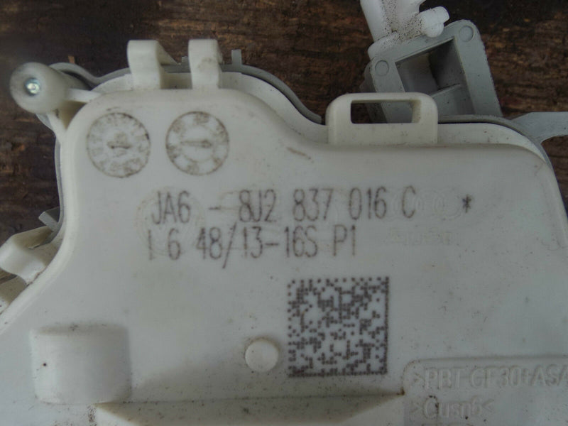 Audi Q7 2011-2015 Front Door Right Driver Side O/S  Lock Mechanism 8J2837010C