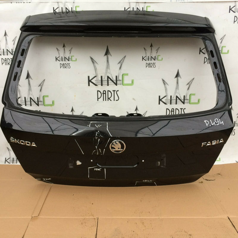 SKODA FABIA MK3 NJ HATCHBACK 2014-ON TAILGATE REAR BOOT LID PANEL in BLACK