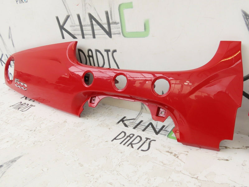 FIAT 500 2016-ON DASHBOARD LEFT & RIGHT TRIM PLASTIC PANEL RED RHD 735627503