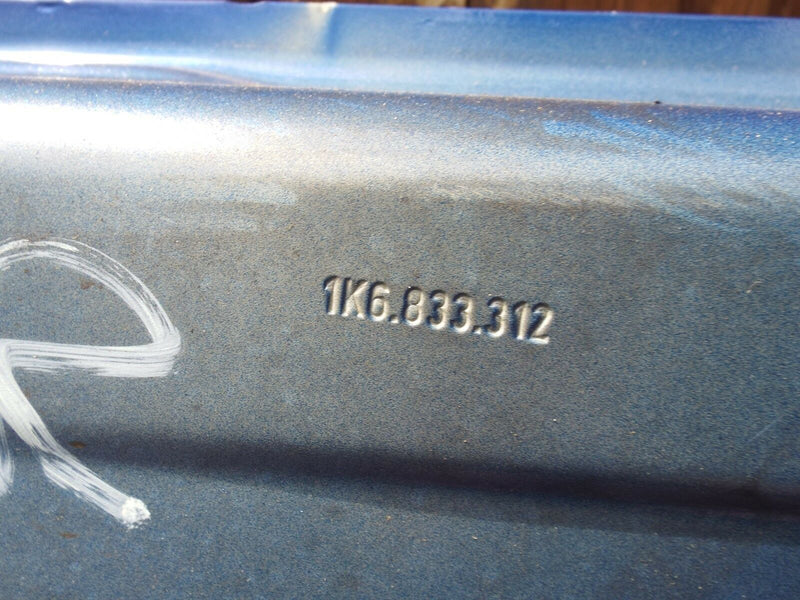 VW Golf V MK5 5 DOOR 2004-2009 Rear Door Right Driver Side O/S Blue