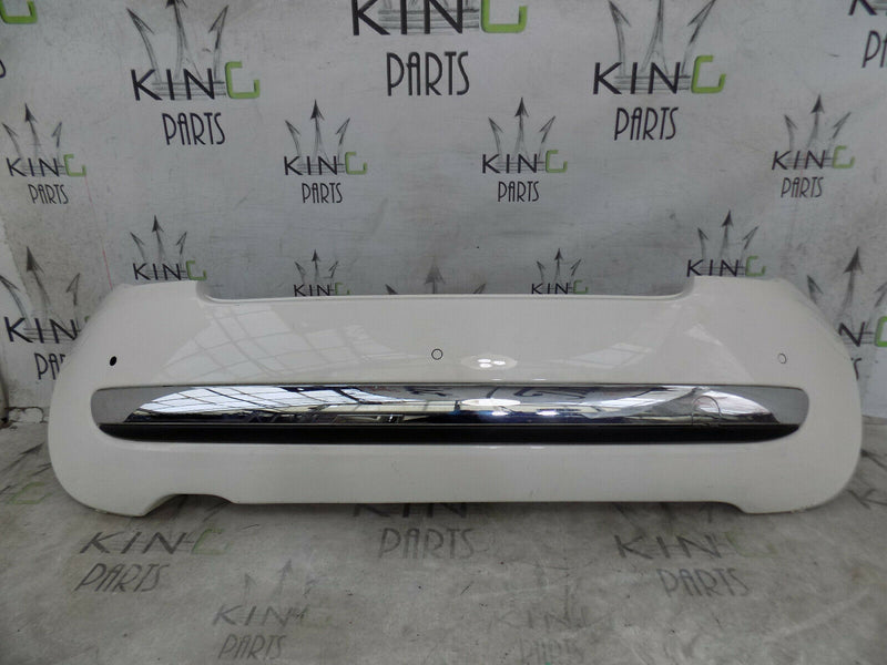 FIAT 500 C391 2007-2013 WHITE REAR BUMPER GENUINE 735425627