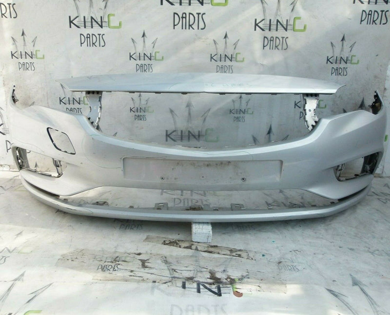 VAUXHALL ASTRA K 2015-2018 SILVER FRONT BUMPER GENUINE 39052730