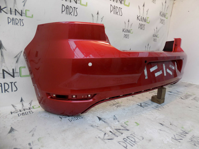 VOLKSWAGEN GOLF MK6 2013 - 2017 RED REAR BUMPER GENUINE 5K7807421