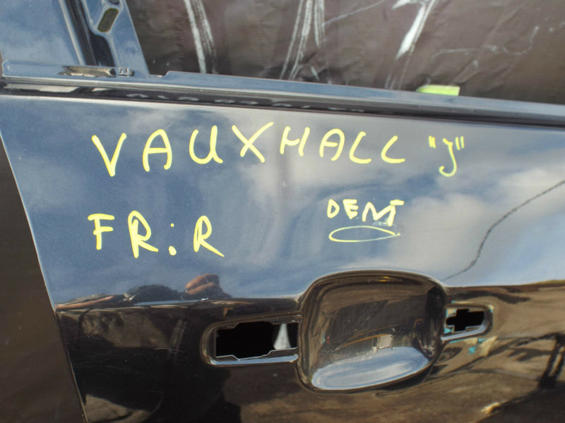 Vauxhall Astra MK6 J 5 Door 2009-2015 Front Door Right Driver Side O/S Black
