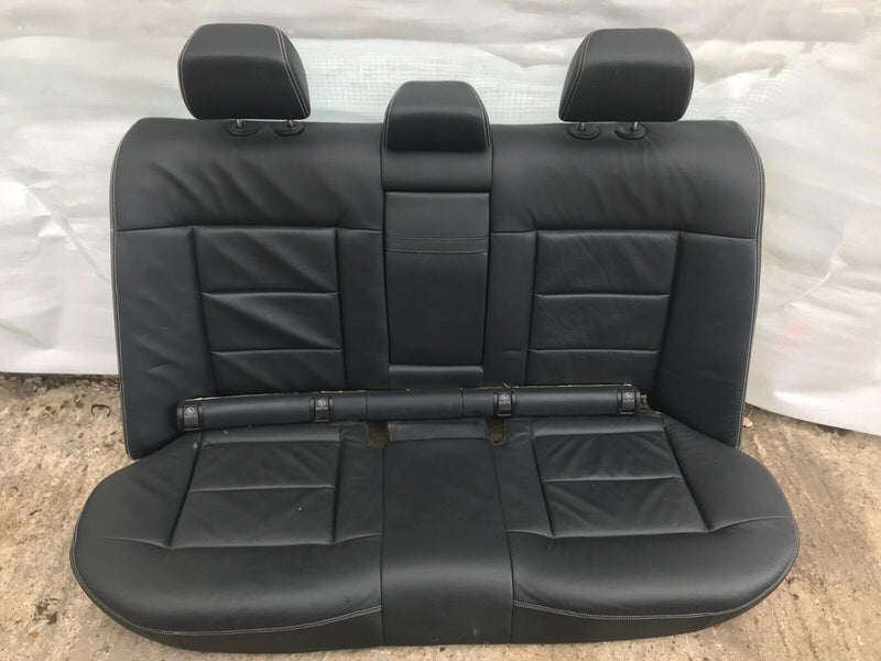 MERCEDES W212 SALOON 09-16  BLACK LEATHER COMPLETE SEATS SET FRONT AND REAR SEAT