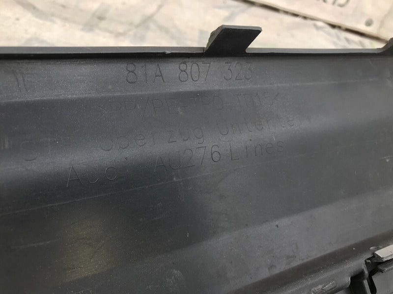 AUDI Q2 SPORT 2016-2019 REAR BUMPER LOWER SECTION GENUINE 81A807323