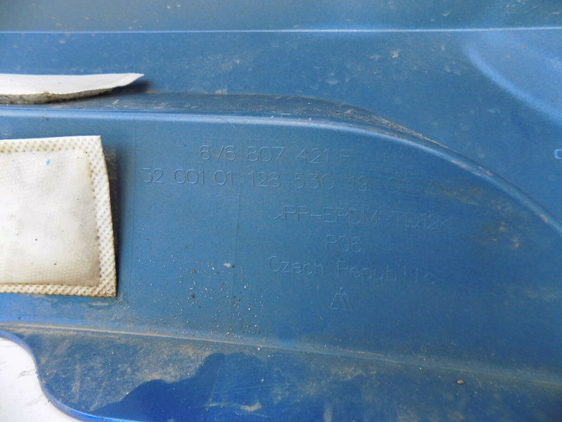 SKODA FABIA MK3 NJ 2nd FACELIFT 2018 HATCHBACK REAR BUMPER PDC 6V6807421F