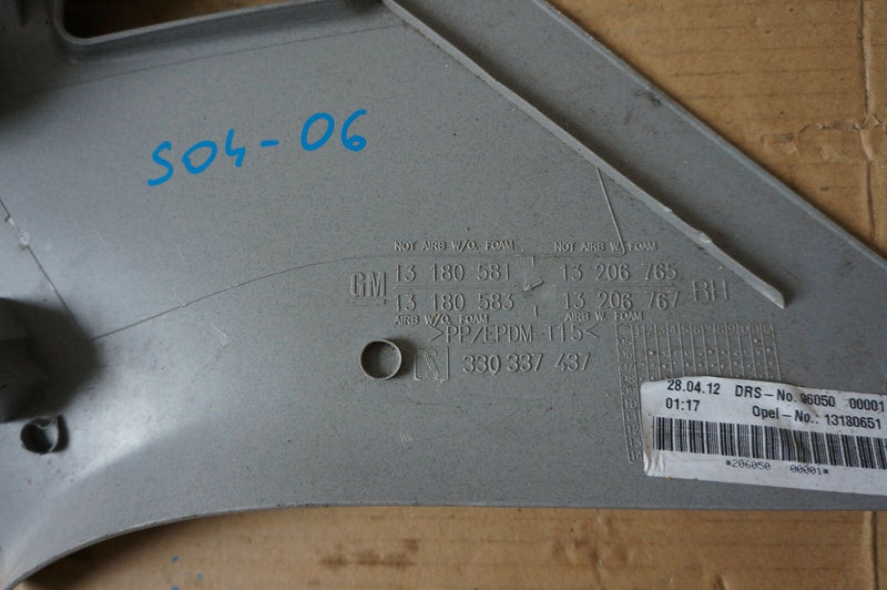 Vauxhall Corsa D 2006-2014 Rear Right Seat Belt Guide Covers 13180651 (S04-06)
