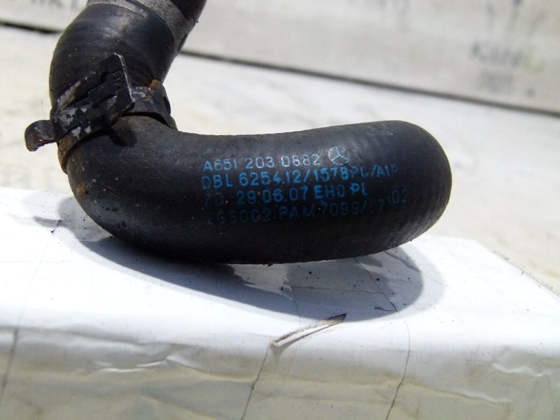 MERCEDES C W204 2007-2011 COOLANT WATER HOSE PIPE GENUINE A6512030882