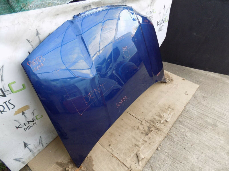 GENUINE SKODA FABIA MK1 6Y  2000-2006 BONNET IN BLUE