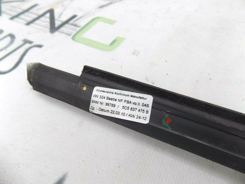 VW BEETLE (5C1, 5C2) 2012-ON FRONT LEFT DOOR TRIM CHROME MOULDING 5C5837475C