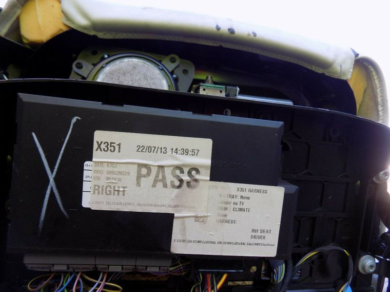 JAGUAR XJ X351 FRONT SEAT RIGHT DRIVER SIDE FULL ELECTRIC, LEATHER