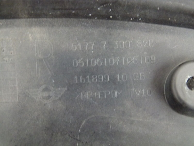 MINI F55 F56 F57 2018-21 FRONT RIGHT WHEEL ARCH TRIM GENUINE 5177 7300820