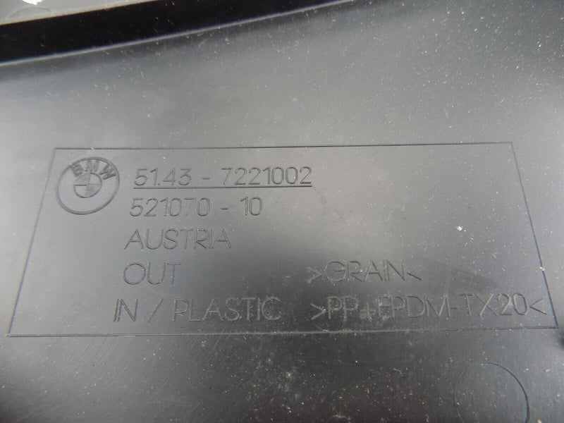 BMW F30 F31 2012-2015 RIGHT SIDE B-PILLAR LOWER COLUMN COVER PANEL 7221002 #