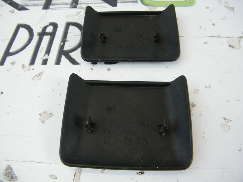 VAUXHALL CORSA D 2006-2014 PAIR OF REAR SEAT BOLT PANEL COVER TRIM 13248311