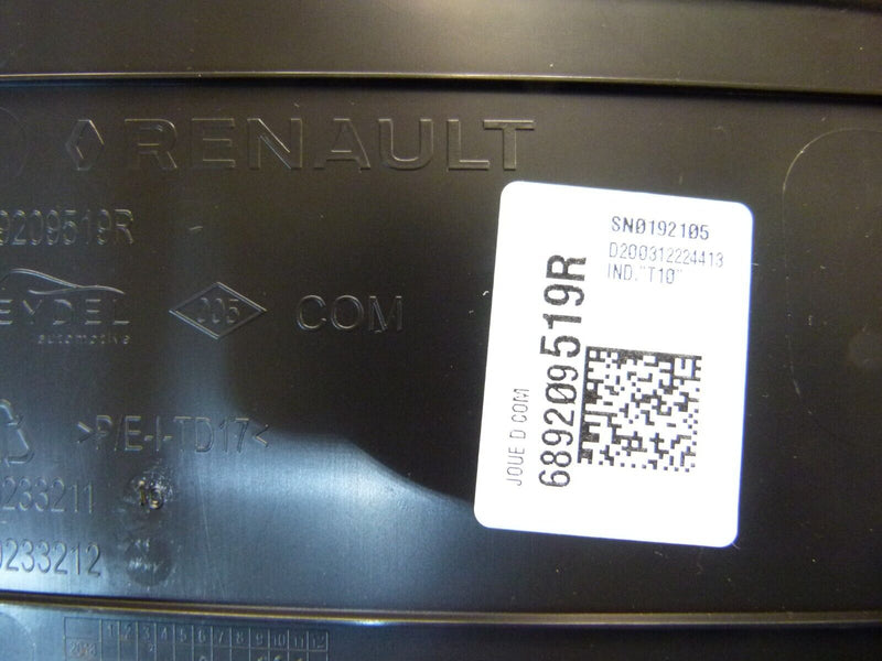 RENAULT CAPTUR 2020-ON RIGHT SIDE COVER PANEL SWTICH CONTROL 689209519R