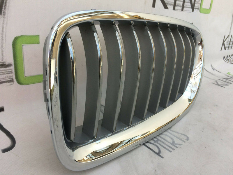BMW F10 F11 FRONT BUMPER UPPER GRILL RADIATOR KIDNEY LEFT SIDE - 10 RIBS 7412323