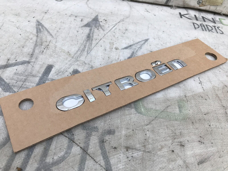 GENUINE CITROEN TAILGATE BOOT LID LETTERING CHROME BADGE EMBLEM C1 C2 C3 DS3 DS4