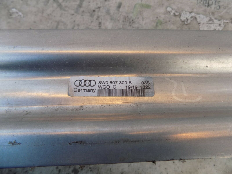 AUDI S4 2015-2018 BUMPER REINFORCEMENT SUPPORT BEAM REAR 8W0807309B