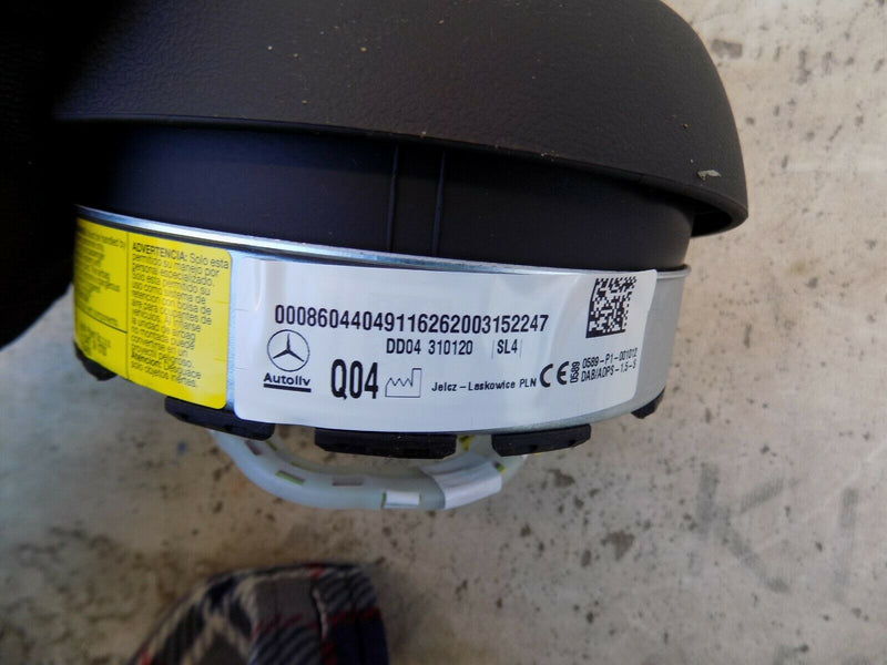 MERCEDES BENZ A W177 C W205 E W213 SPRINTER BLACK AIRBAG NON SPORT DUAL PLUG