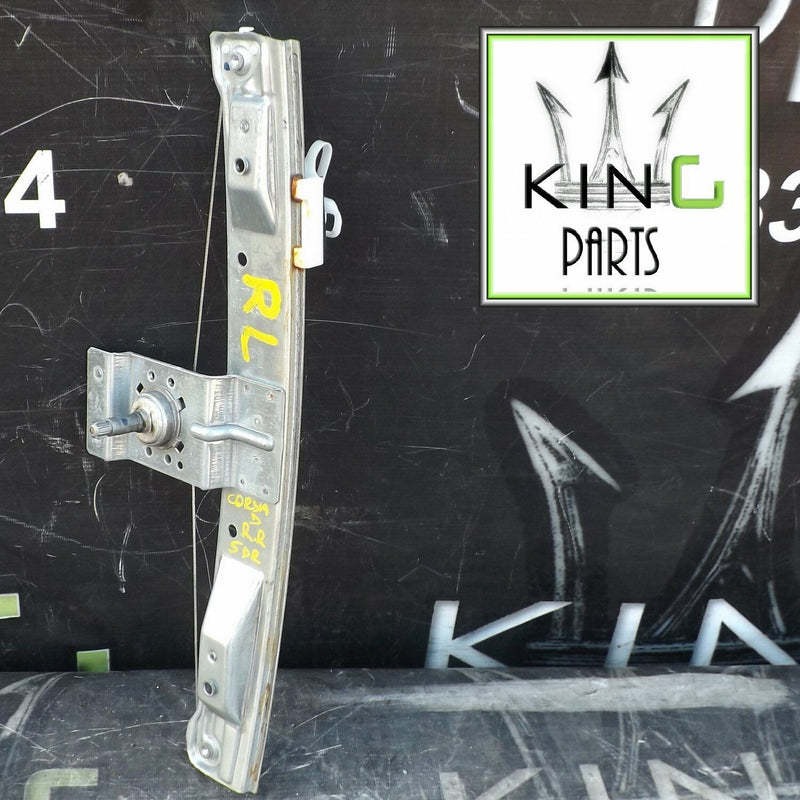 VAUXHALL CORSA D MK3 2006-ON MECHANISM WINDER REGULATOR REAR DOOR LEFT SIDE N/S