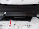 FIAT 500 SPORT 2016-ON FACELIFT REAR BUMPER BLACK GENUINE *NO PDC HOLE