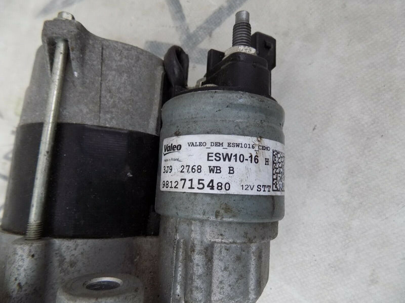 PEUGEOT 308 GT LINE 1.2 VTi PETROL GENUINE ENGINE STARTER MOTOR 9812715480