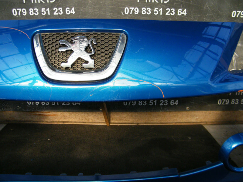 PEUGEOT 307 MK1 FACELIFT 2005-2008 BLUE FRONT BUMPER GENUINE 96532424477