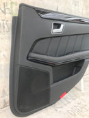 MERCEDES W212 2010-15 SALOON REAR DOOR LEATHER CARD COVER RIGHT DRIVER SIDE