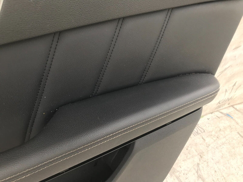 MERCEDES W212 2010-2015 FRONT DOOR LEATHER CARD COVER RIGHT DRIVER SIDE