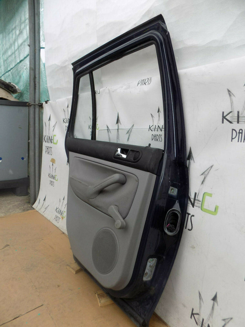 VW GOLF MK 4 1997 2005 REAR PASSANGER LEFT DOOR PANEL NAVY BLUE