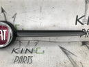 FIAT 500 2015-ON FRONT BUMPER GREY LOGO GRILL TRIM WITH BADGE EMBLEM 735637413