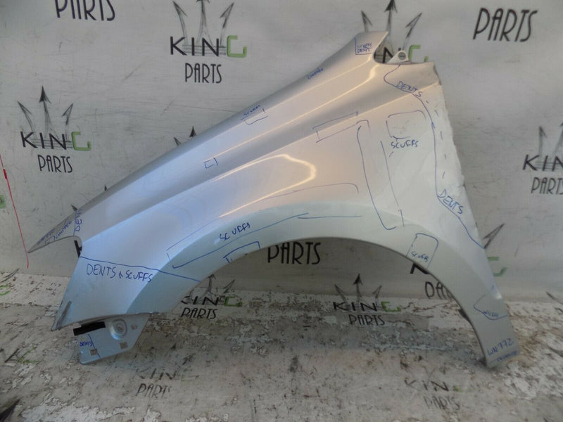 VW POLO 6R 5 DOOR HATCHBACK 2009-2017 SILVER  PASSENGERS LEFT FRONT WING