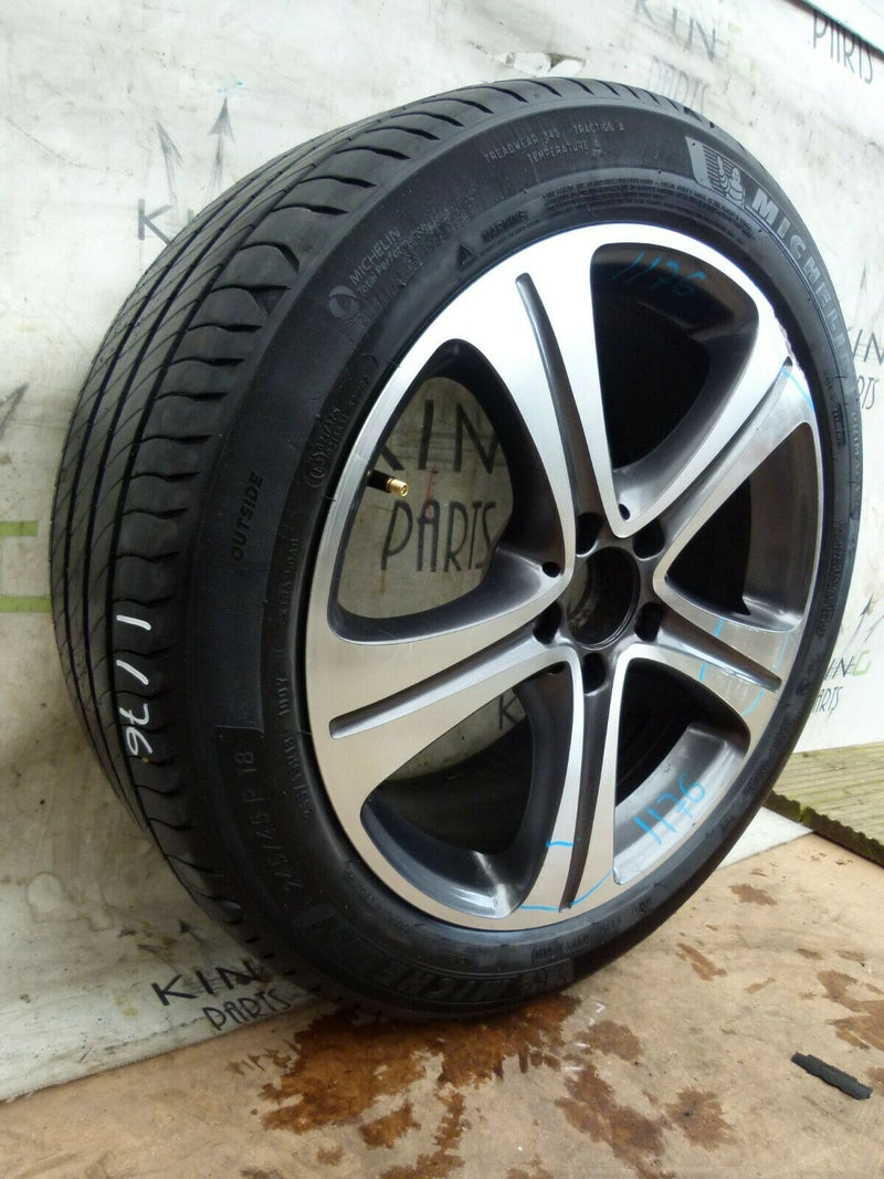 MERCEDES W213 ALLOY WHEEL RIM 18" 8JX18H2 ET45 A2134011400 TYRE 245/45 R18
