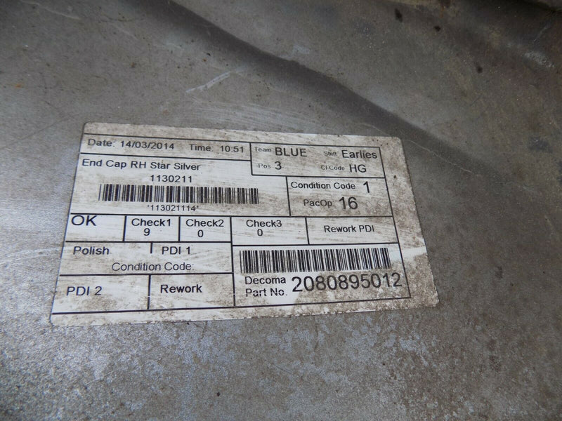 PRIMASTAR TRAFIC MK2 2012 2013 LOWER CORNER BUMPER TRIM COVER LEFT SIDE