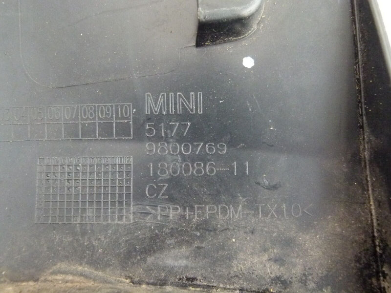 MINI COUNTRYMAN R60 LCI 2014-16 REAR LEFT WHEEL ARCH TRIM 5177 9800769